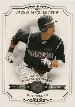2012 Topps Museum Collection #28 - Carlos Gonzalez - Colorado Rockies
