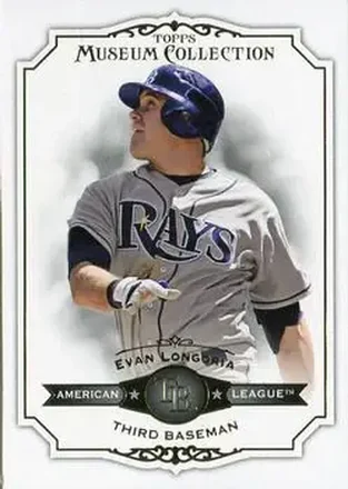 2012 Topps Museum Collection #31 - Evan Longoria - Tampa Bay Rays