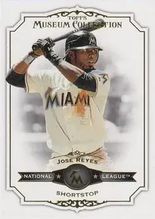 2012 Topps Museum Collection #36 - Jose Reyes - Miami Marlins