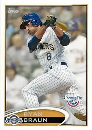 2012 Topps Opening Day #1 - Ryan Braun - Milwaukee Brewers