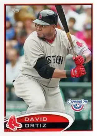 2012 Topps Opening Day #18 - David Ortiz - Boston Red Sox