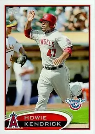 2012 Topps Opening Day #20 - Howie Kendrick - Los Angeles Angels