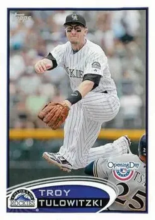 2012 Topps Opening Day #23 - Troy Tulowitzki - Colorado Rockies