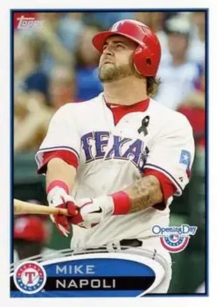 2012 Topps Opening Day #29 - Mike Napoli - Texas Rangers