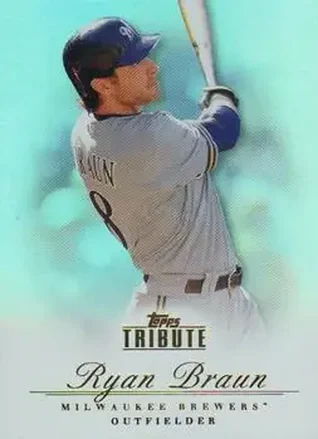 2012 Topps Tribute #7 - Ryan Braun - Milwaukee Brewers