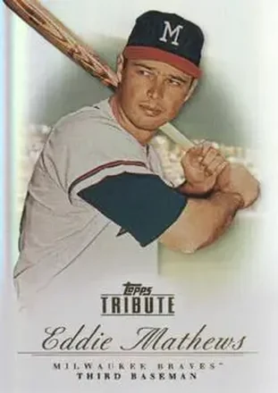 2012 Topps Tribute #12 - Ed Mathews - Milwaukee Braves