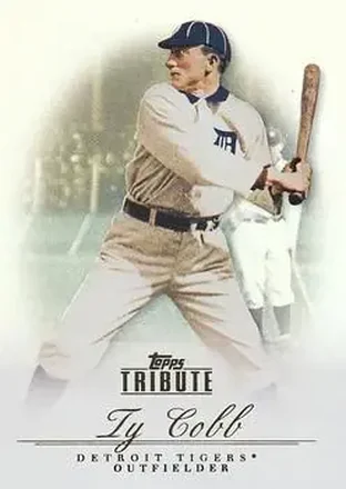 2012 Topps Tribute #13 - Ty Cobb - Detroit Tigers
