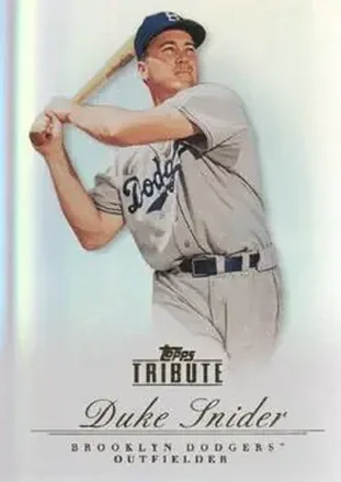 2012 Topps Tribute #17 - Edwin "Duke" Snider - Brooklyn Dodgers