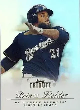 2012 Topps Tribute #18 - Prince Fielder - Milwaukee Brewers