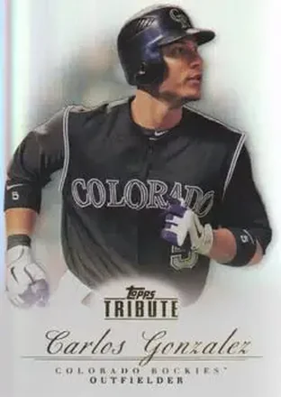 2012 Topps Tribute #25 - Carlos Gonzalez - Colorado Rockies