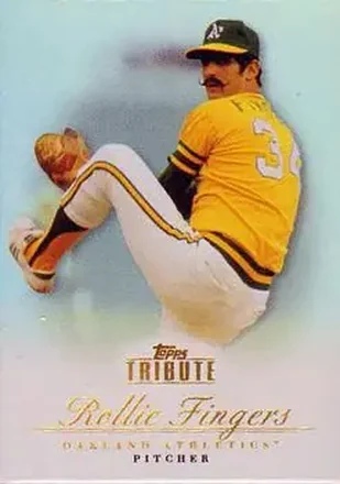 2012 Topps Tribute #26 - Rollie Fingers - Oakland Athletics