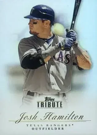 2012 Topps Tribute #28 - Josh Hamilton - Texas Rangers