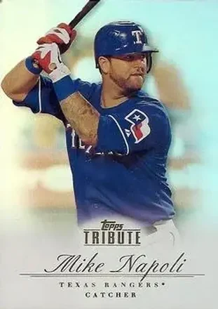 2012 Topps Tribute #31 - Mike Napoli - Texas Rangers