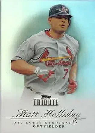 2012 Topps Tribute #32 - Matt Holliday - St. Louis Cardinals