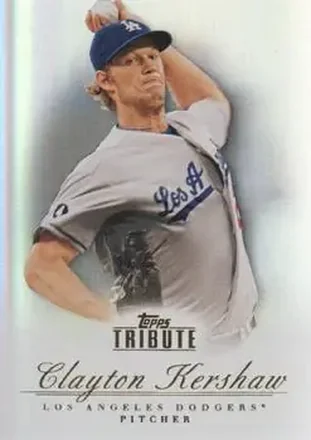 2012 Topps Tribute #40 - Clayton Kershaw - Los Angeles Dodgers