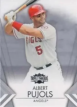 2012 Topps Triple Threads #1 - Albert Pujols - Los Angeles Angels
