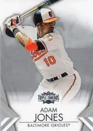 2012 Topps Triple Threads #3 - Adam Jones - Baltimore Orioles