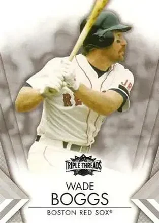 2012 Topps Triple Threads #4 - Wade Boggs - Boston Red Sox