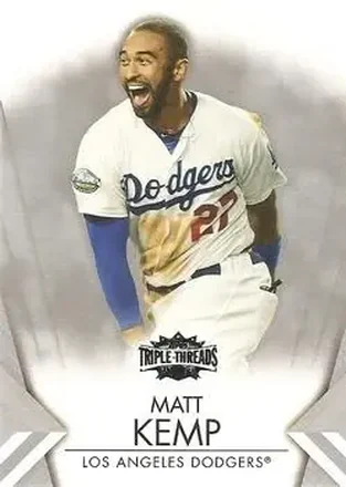 2012 Topps Triple Threads #12 - Matt Kemp - Los Angeles Dodgers