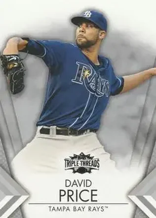 2012 Topps Triple Threads #15 - David Price - Tampa Bay Rays