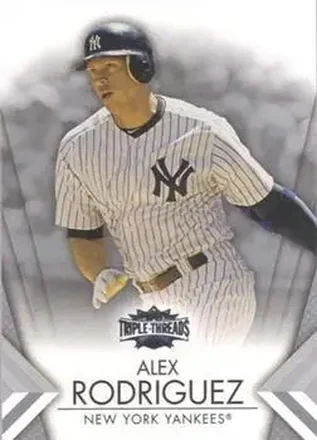 2012 Topps Triple Threads #17 - Alex Rodriguez - New York Yankees