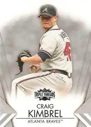 2012 Topps Triple Threads #19 - Craig Kimbrel - Atlanta Braves