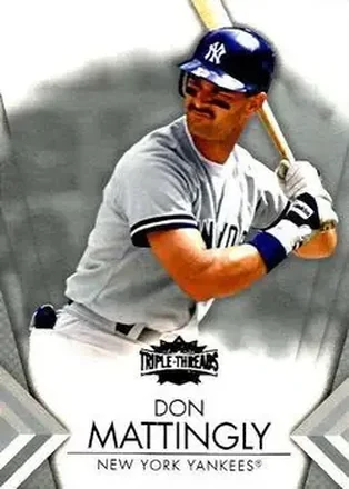 2012 Topps Triple Threads #21 - Don Mattingly - New York Yankees