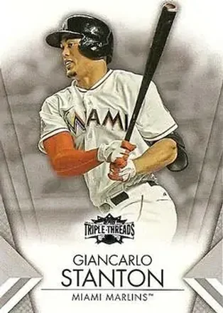 2012 Topps Triple Threads #23 - Giancarlo Stanton - Miami Marlins