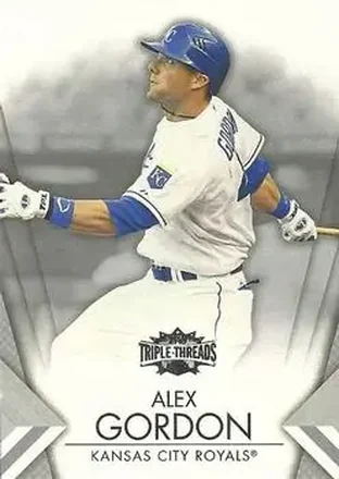 2012 Topps Triple Threads #24 - Alex Gordon - Kansas City Royals