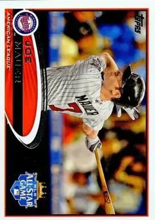 2012 Topps Update #US7 - Joe Mauer - Minnesota Twins