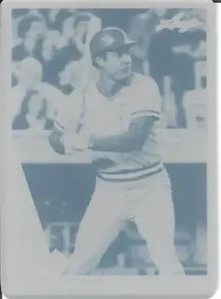 2012 Leaf Memories - Printing Plates Cyan #576 - Tony Pérez