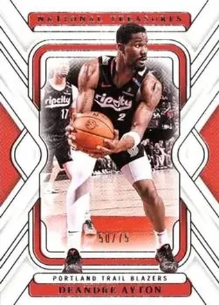 2024-25 Panini National Treasures #15 - Deandre Ayton - Portland Trail Blazers