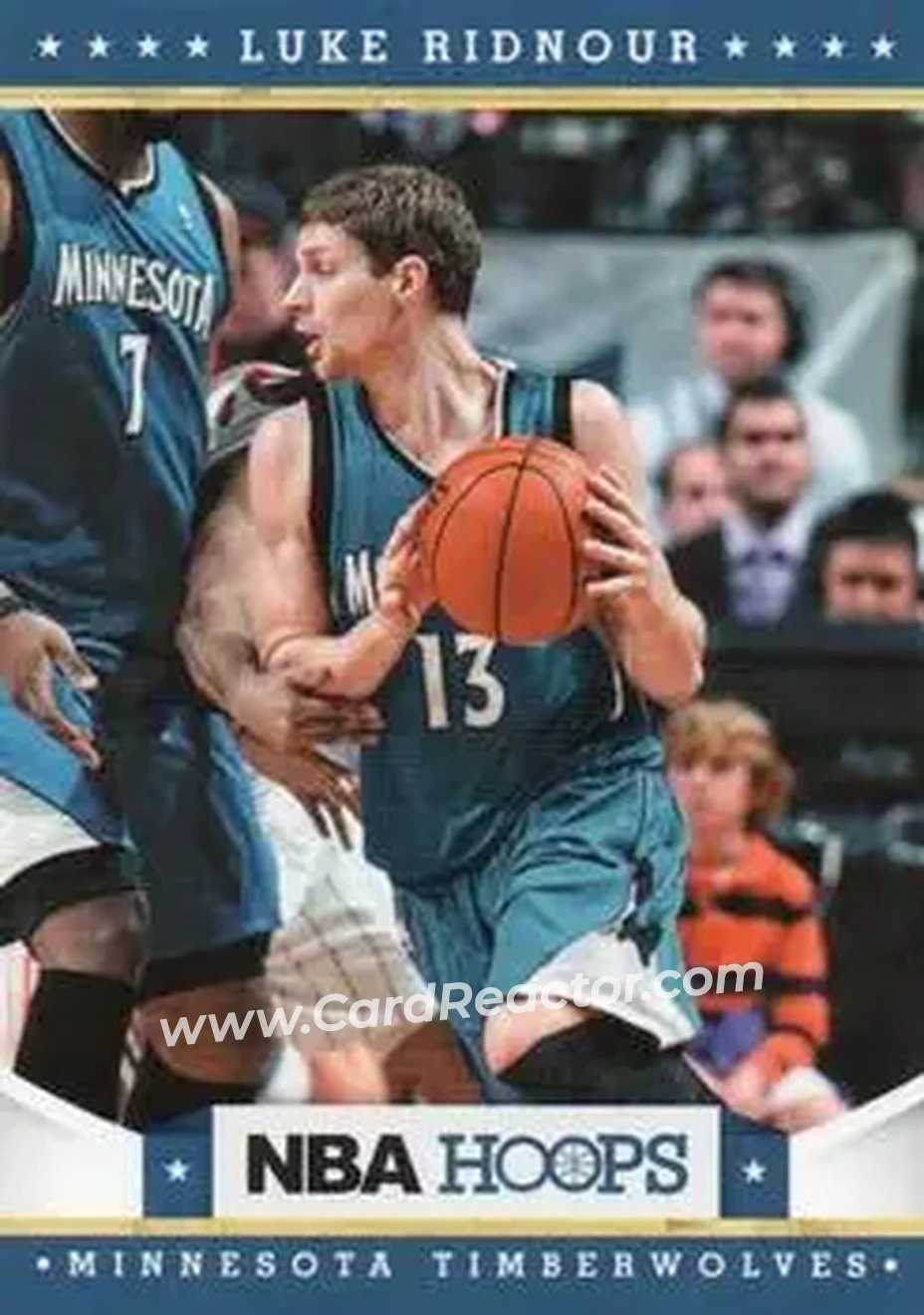 2012-13 Hoops International #117 - Luke Ridnour - Minnesota Timberwolves - Front