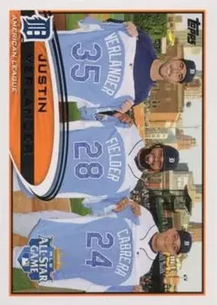 2012 Topps Update #US15b - Justin Verlander - Detroit Tigers