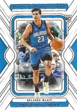 2024-25 Panini National Treasures #25 - Tristan Da Silva - Orlando Magic 2024-25 Panini National Treasures #25 - Tristan Da Silva - Orlando Magic