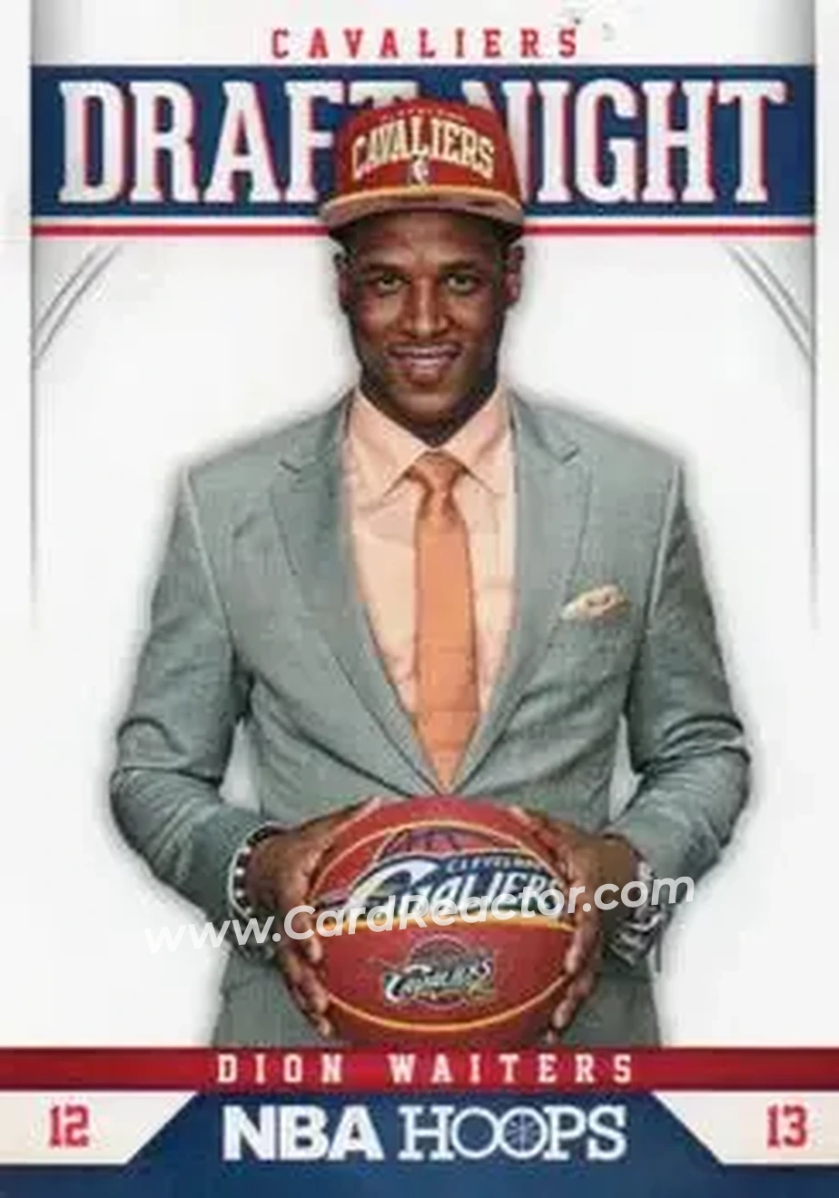 2012-13 Hoops International - Draft Night #4 - Dion Waiters - Cleveland Cavaliers - Front