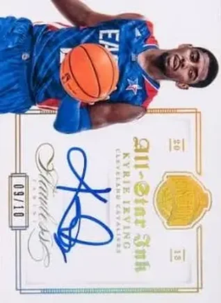 2012-13 Panini Flawless - All-Star Ink Gold #4 - Kyrie Irving - Cleveland Cavaliers