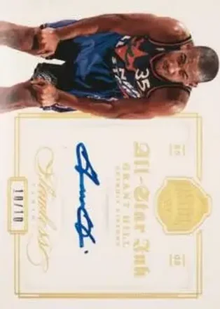 2012-13 Panini Flawless - All-Star Ink Gold #8 - Grant Hill - Detroit Pistons