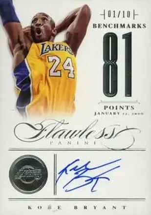 2012-13 Panini Flawless - BenchMarks #12 - Kobe Bryant - Los Angeles Lakers