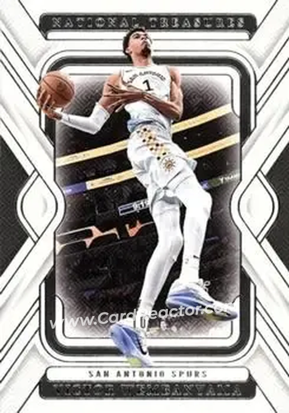 2024-25 Panini National Treasures #32 - Victor Wembanyama - San Antonio Spurs - Front