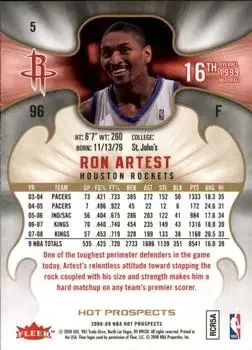 Back of Metta World Peace