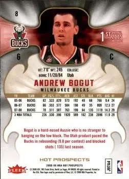 Back of Andrew Bogut