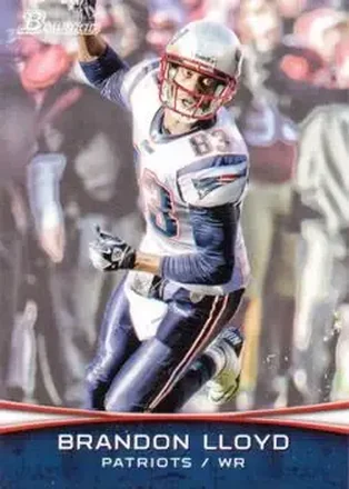 2012 Bowman #6 - Brandon Lloyd - New England Patriots