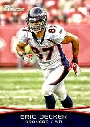 2012 Bowman #7 - Eric Decker - Denver Broncos