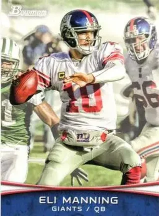 2012 Bowman #8 - Eli Manning - New York Giants