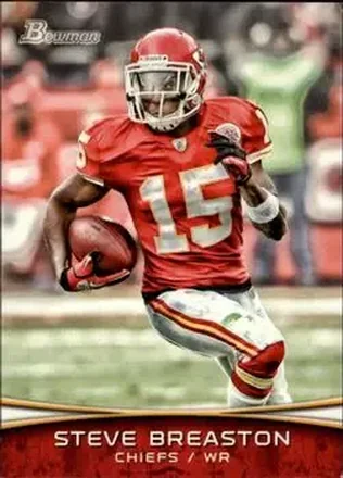 2012 Bowman #12 - Steve Breaston - Kansas City Chiefs