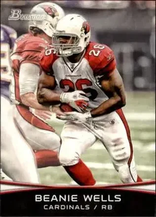 2012 Bowman #14 - Beanie Wells - Arizona Cardinals