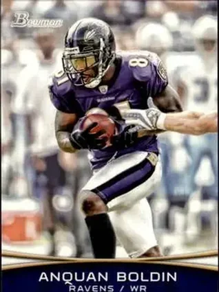 2012 Bowman #18 - Anquan Boldin - Baltimore Ravens