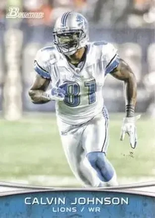 2012 Bowman #20 - Calvin Johnson - Detroit Lions