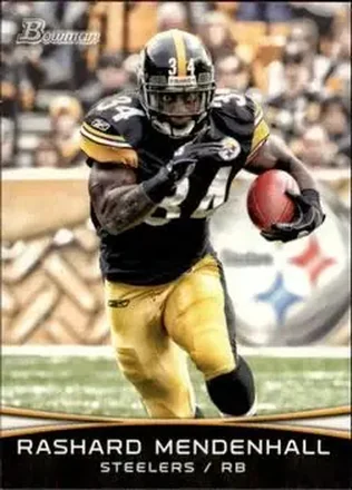 2012 Bowman #23 - Rashard Mendenhall - Pittsburgh Steelers